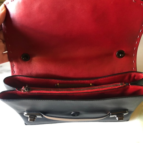 🌺 RARE/HTF Coach Swagger with Patchwork Prairie Rivets/PRICE FIRM - Picture 13 of 16